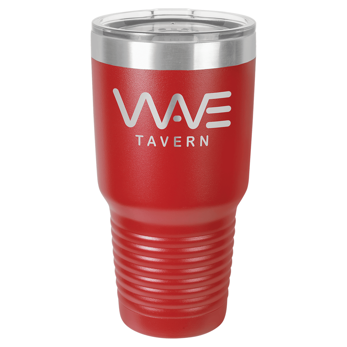 30 oz. Ringneck Tumbler with Clear Lid - Custom Engraving