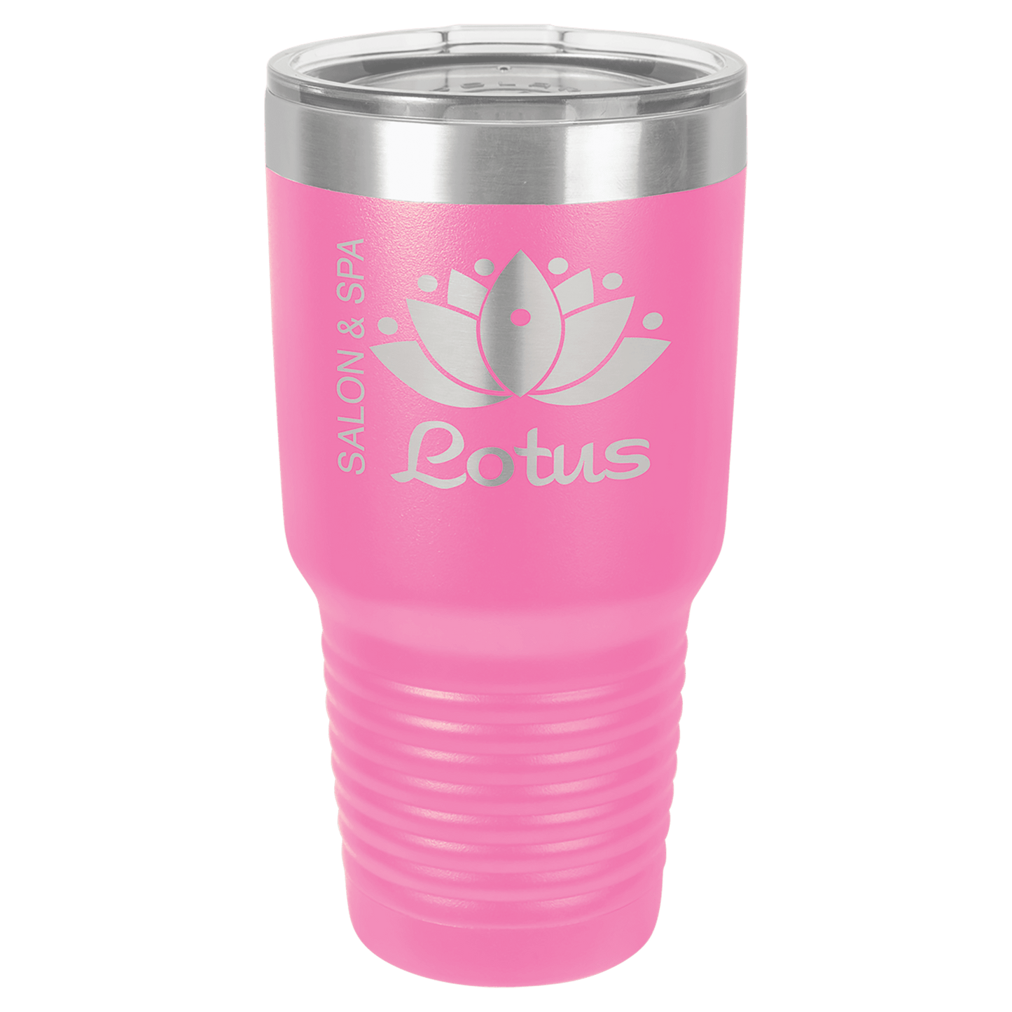 30 oz. Ringneck Tumbler with Clear Lid - Custom Engraving