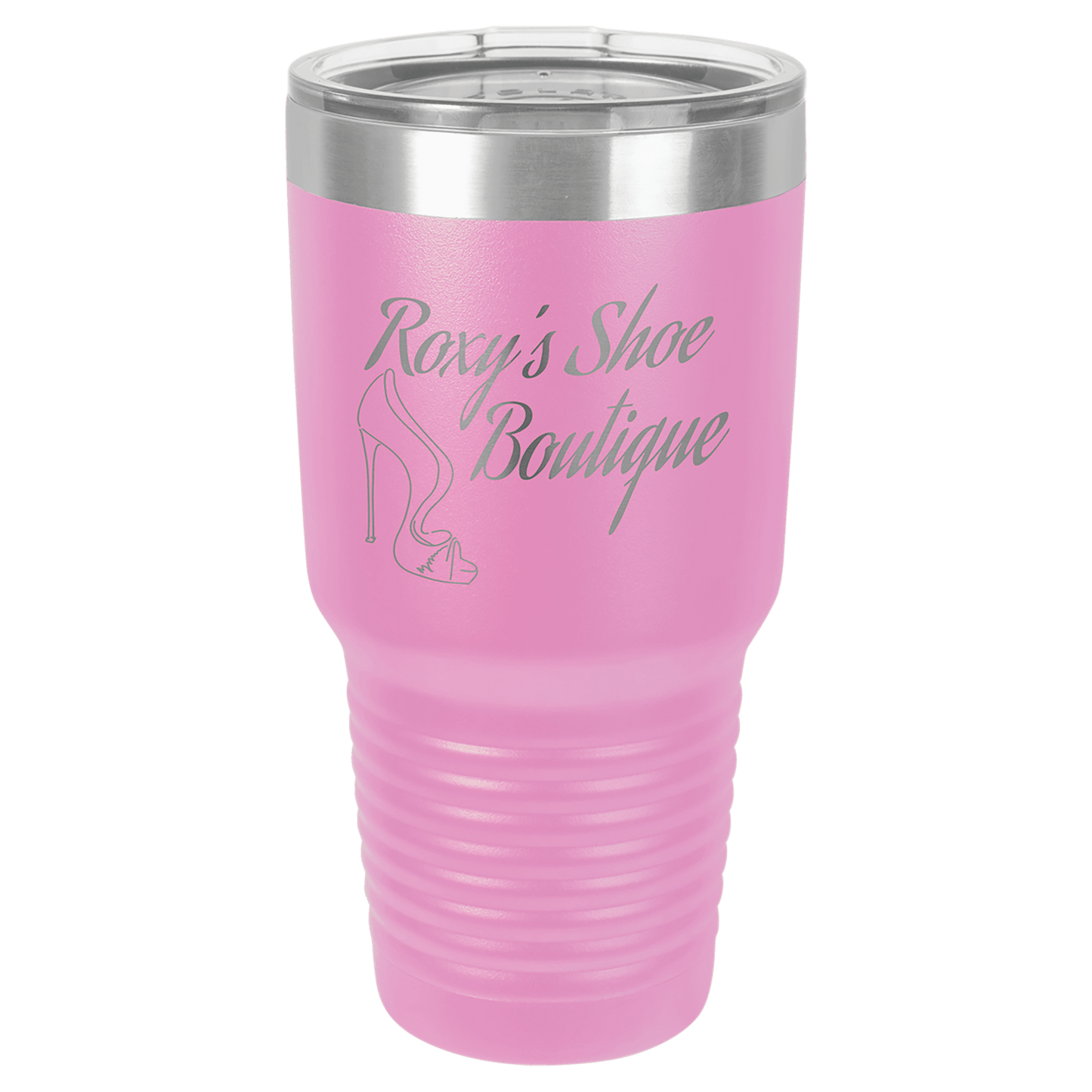 30 oz. Ringneck Tumbler with Clear Lid - Custom Engraving