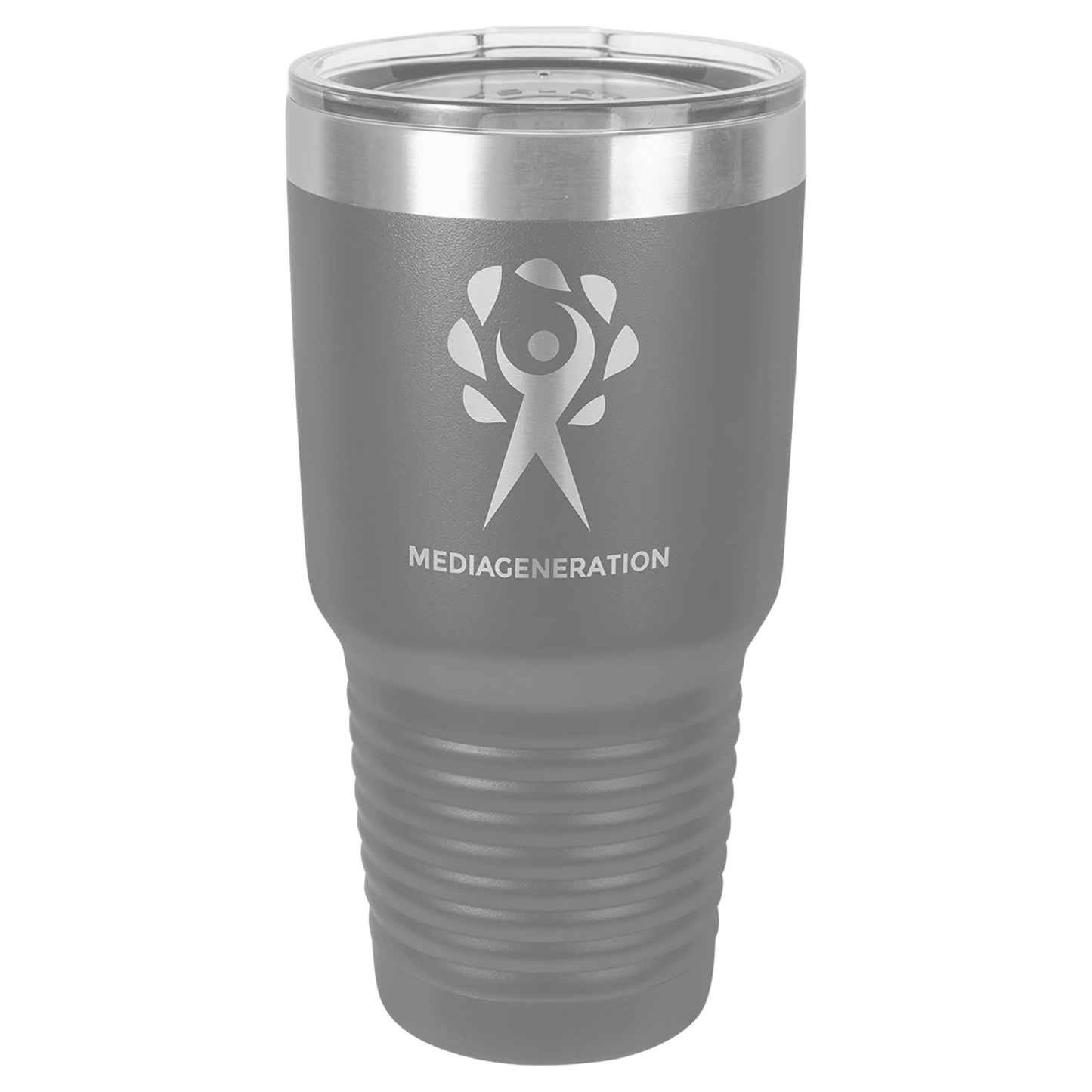 30 oz. Ringneck Tumbler with Clear Lid - Custom Engraving