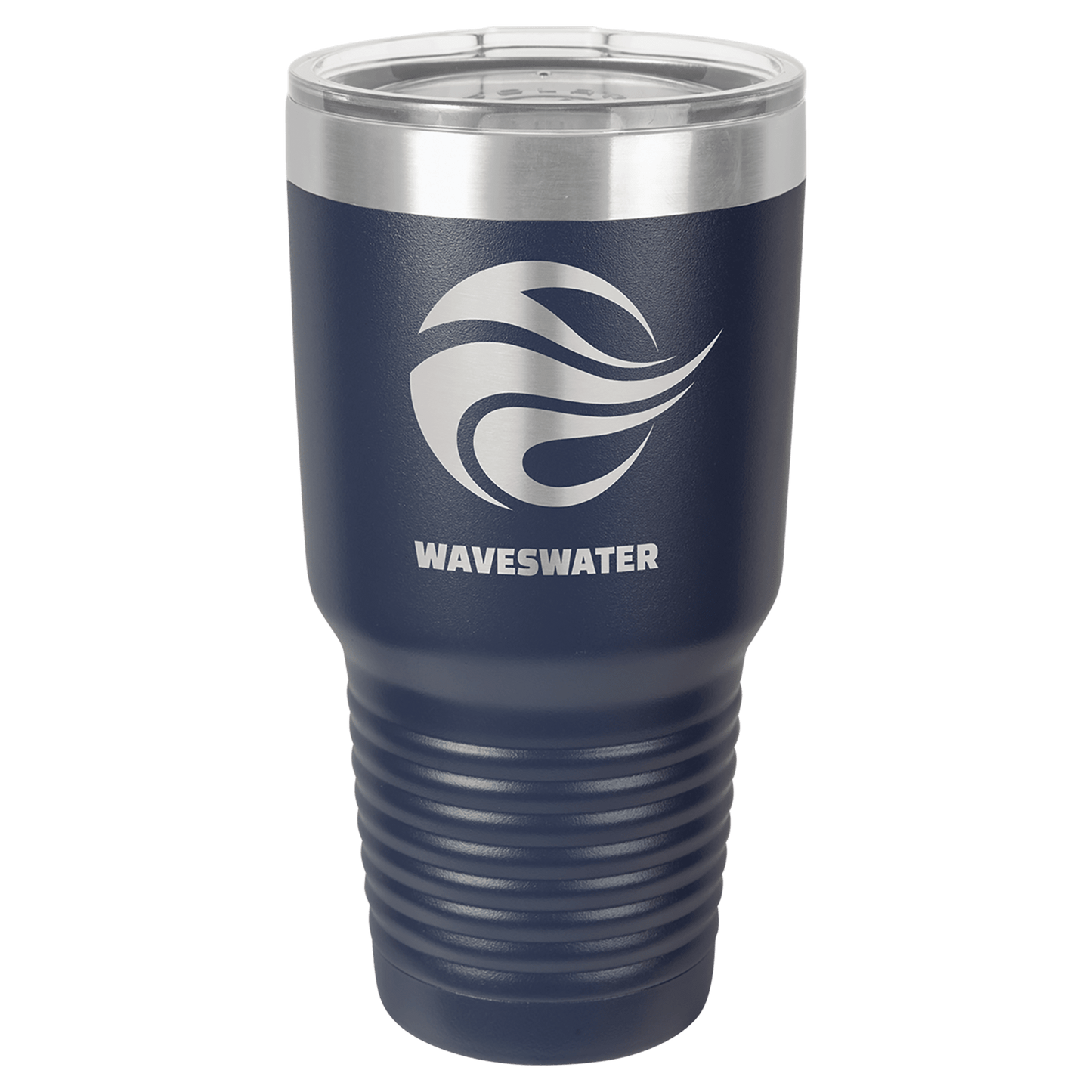 30 oz. Ringneck Tumbler with Clear Lid - Custom Engraving