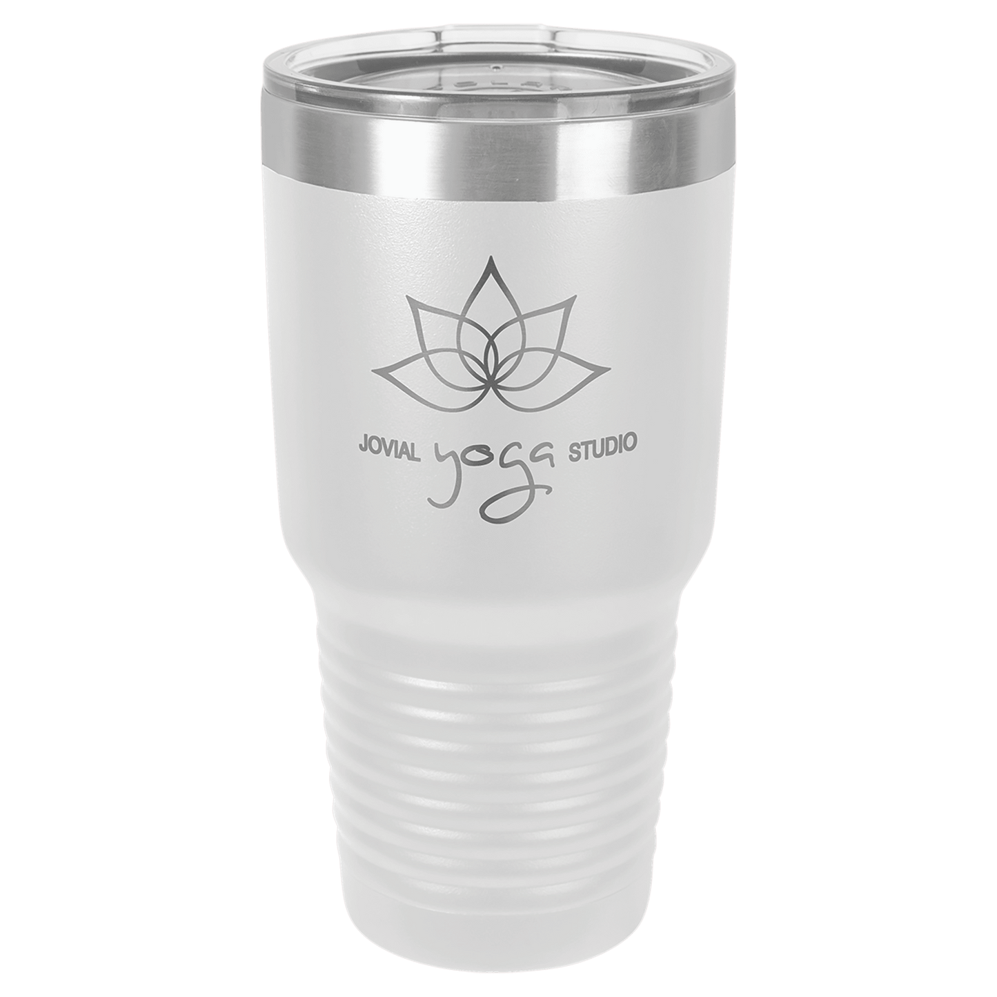 30 oz. Ringneck Tumbler with Clear Lid - Custom Engraving