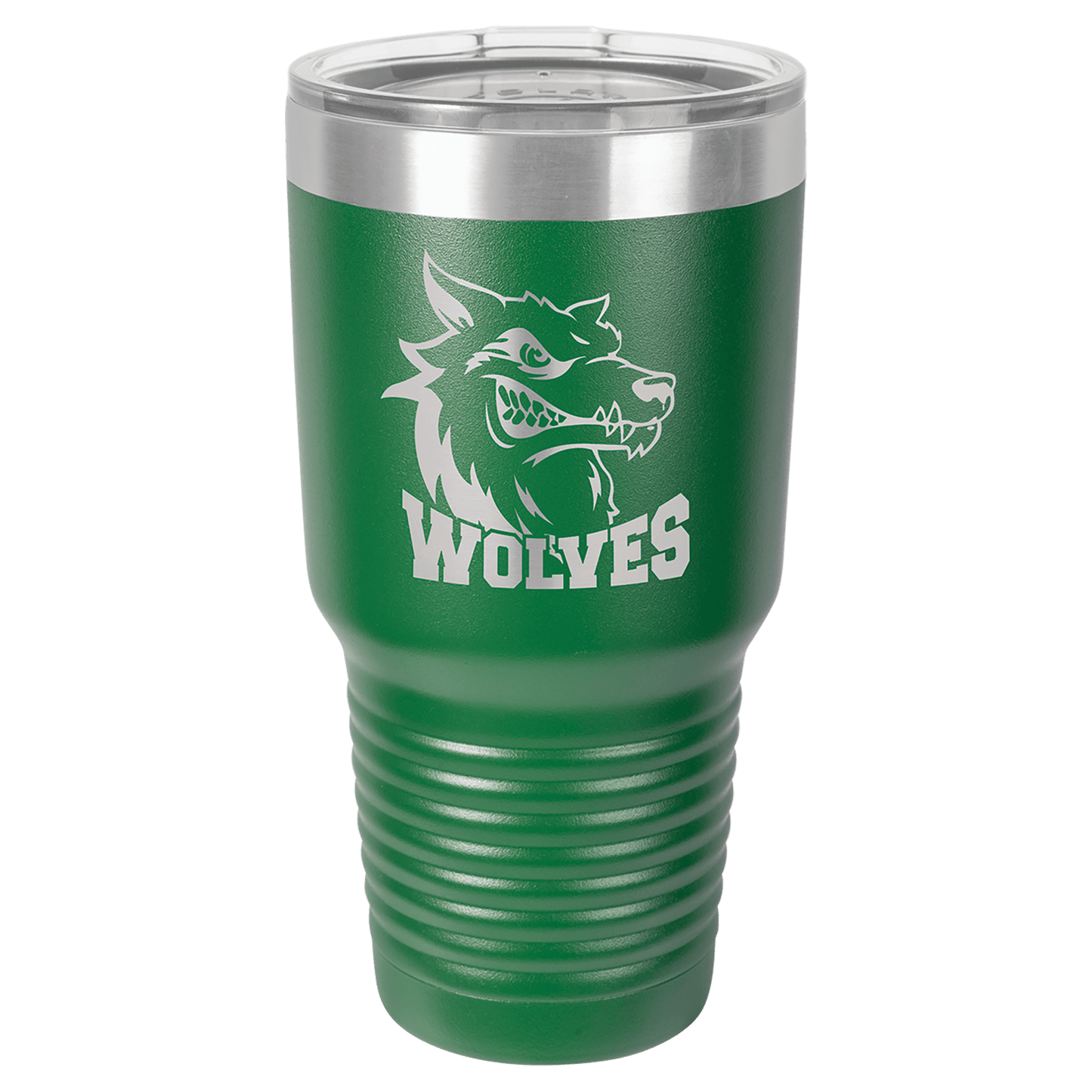 30 oz. Ringneck Tumbler with Clear Lid - Custom Engraving