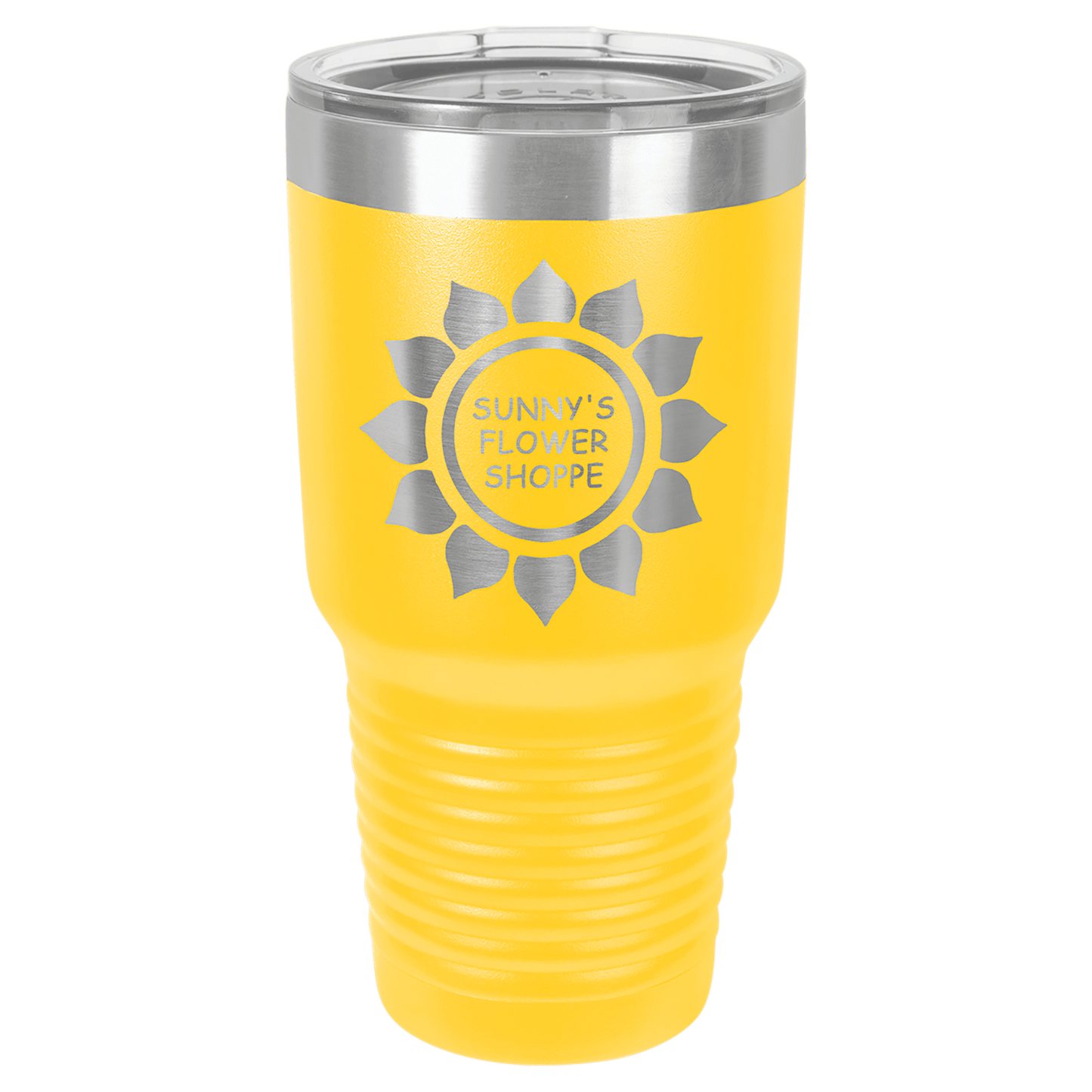 30 oz. Ringneck Tumbler with Clear Lid - Custom Engraving