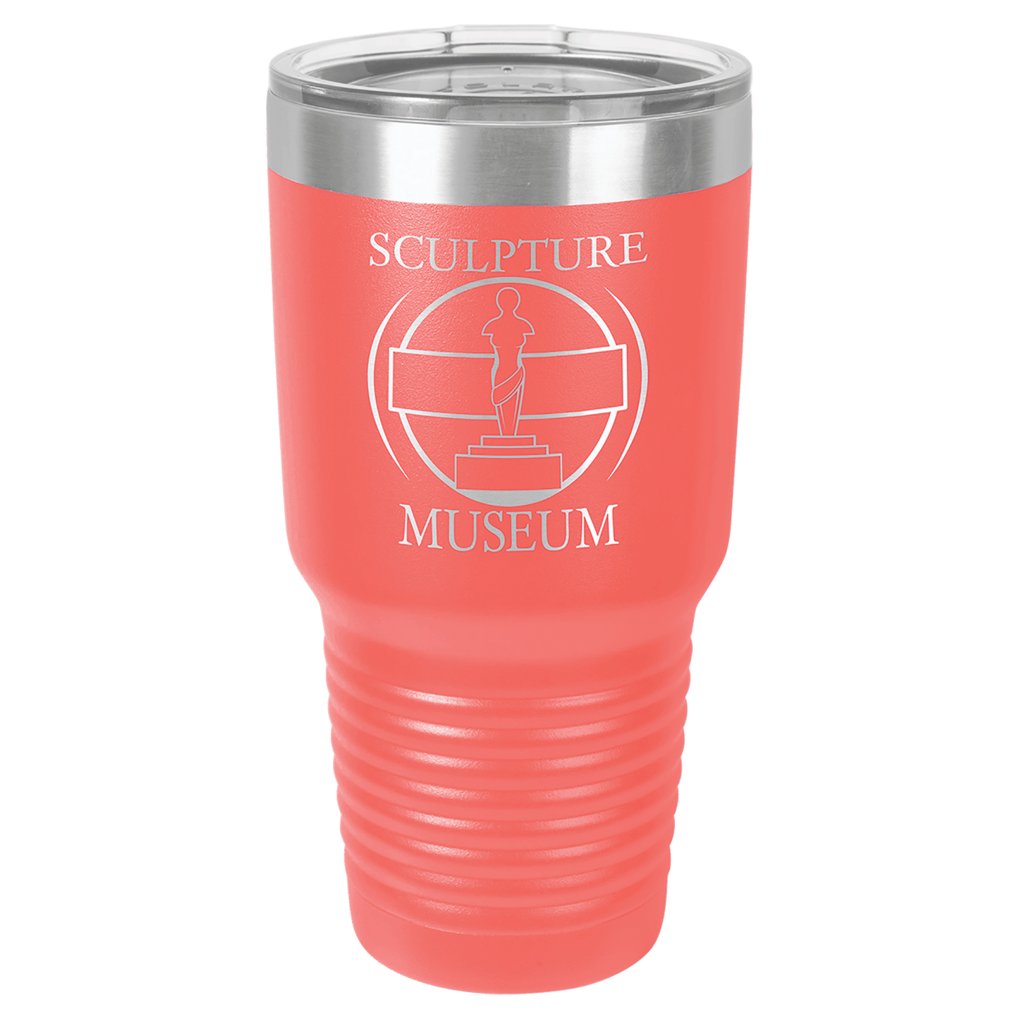 30 oz. Ringneck Tumbler with Clear Lid - Custom Engraving