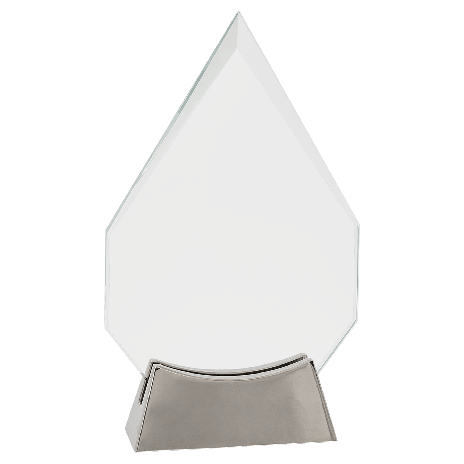 Diamond Platinum Glass with Full Metal Base - Awards & More #