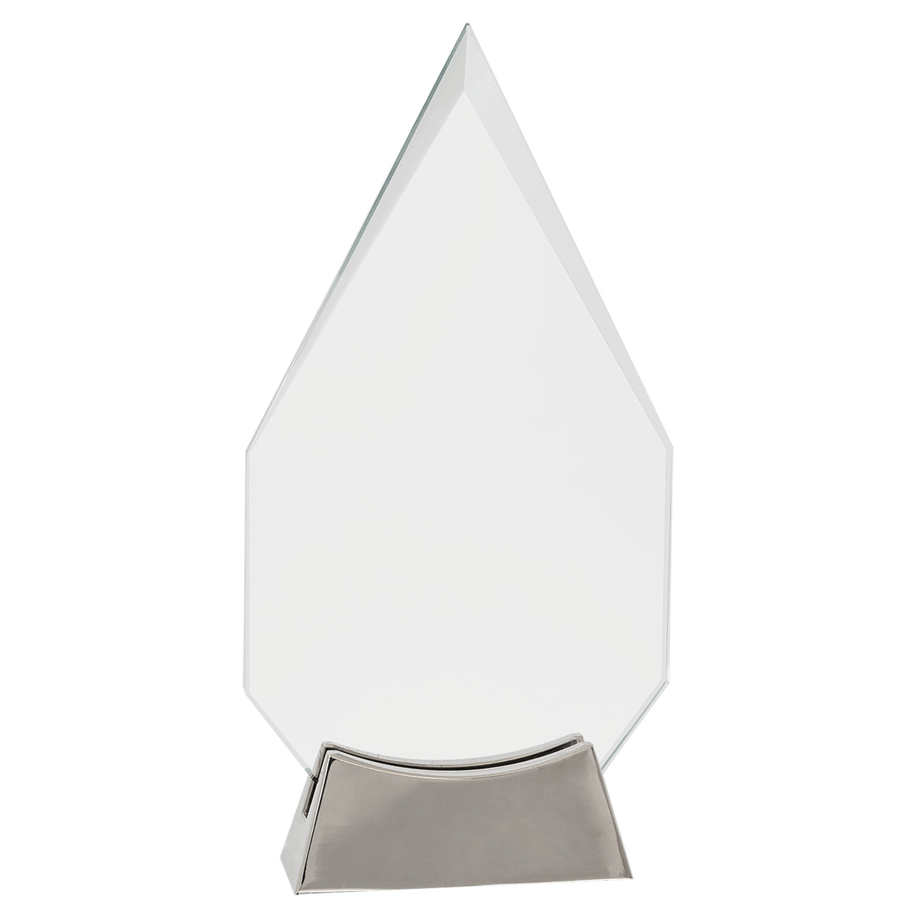 Diamond Platinum Glass with Full Metal Base - Awards & More #