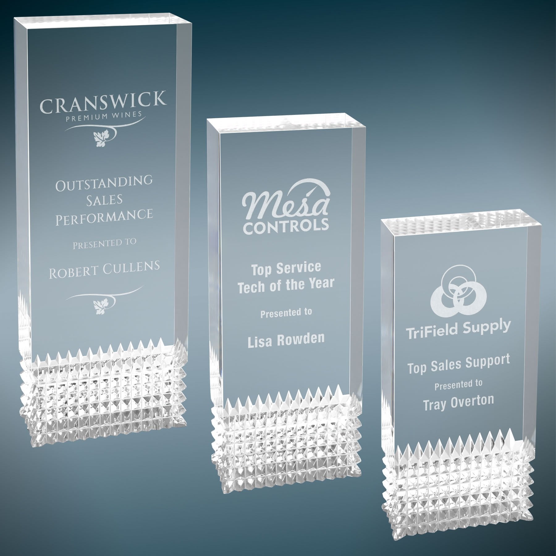 Tribute Acrylic Award - Silver - Awards & More #